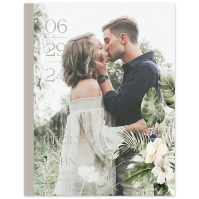 Neutral Greige, Grey Wedding Digital Save the Date - Katmai Photo