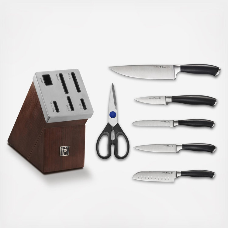 Henckels, Elan 7-Piece Self-Sharpening Knife Block Set | Zola
