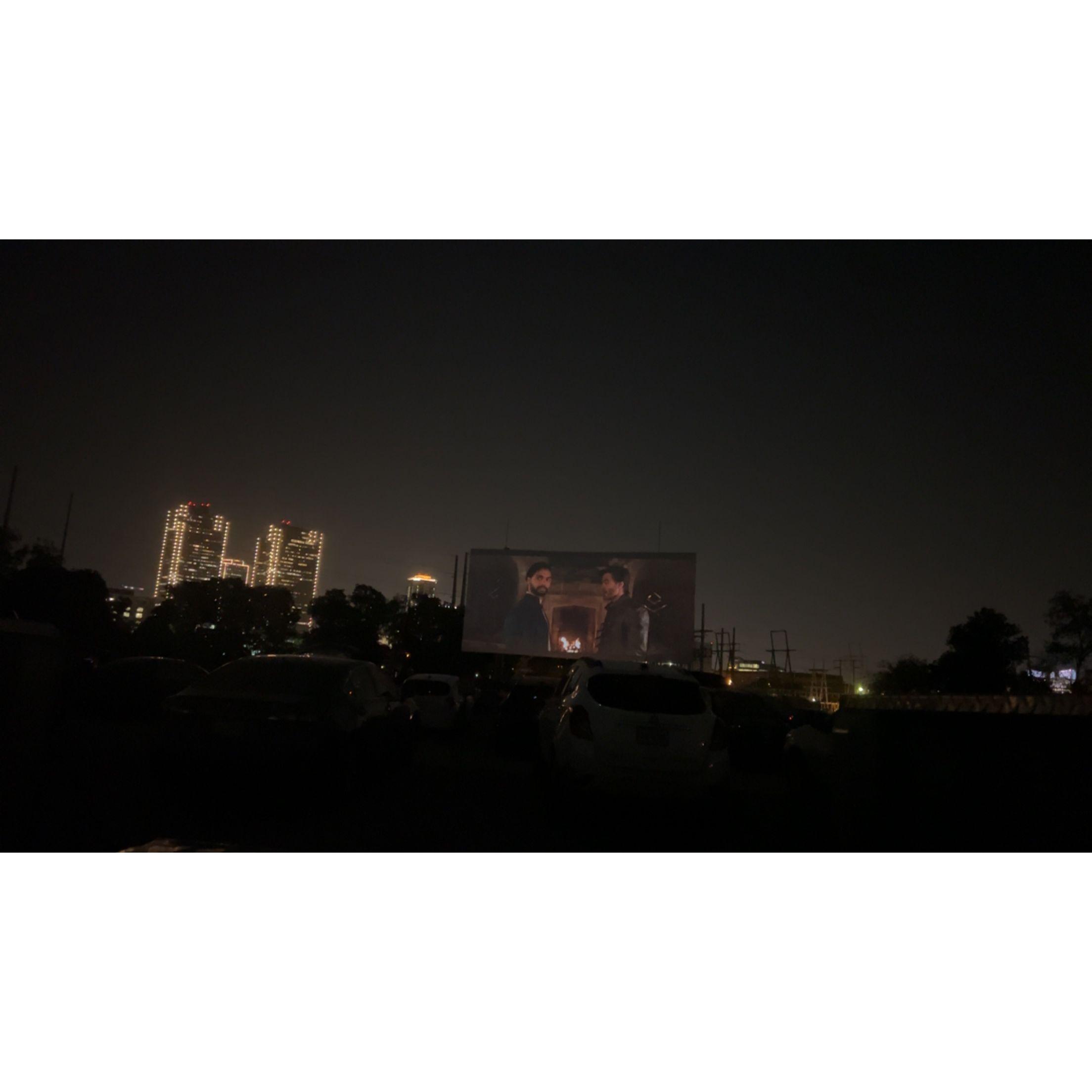 Marshall and Aubree's second date at the drive in movie theater. We watched Dungeons and Dragons.
