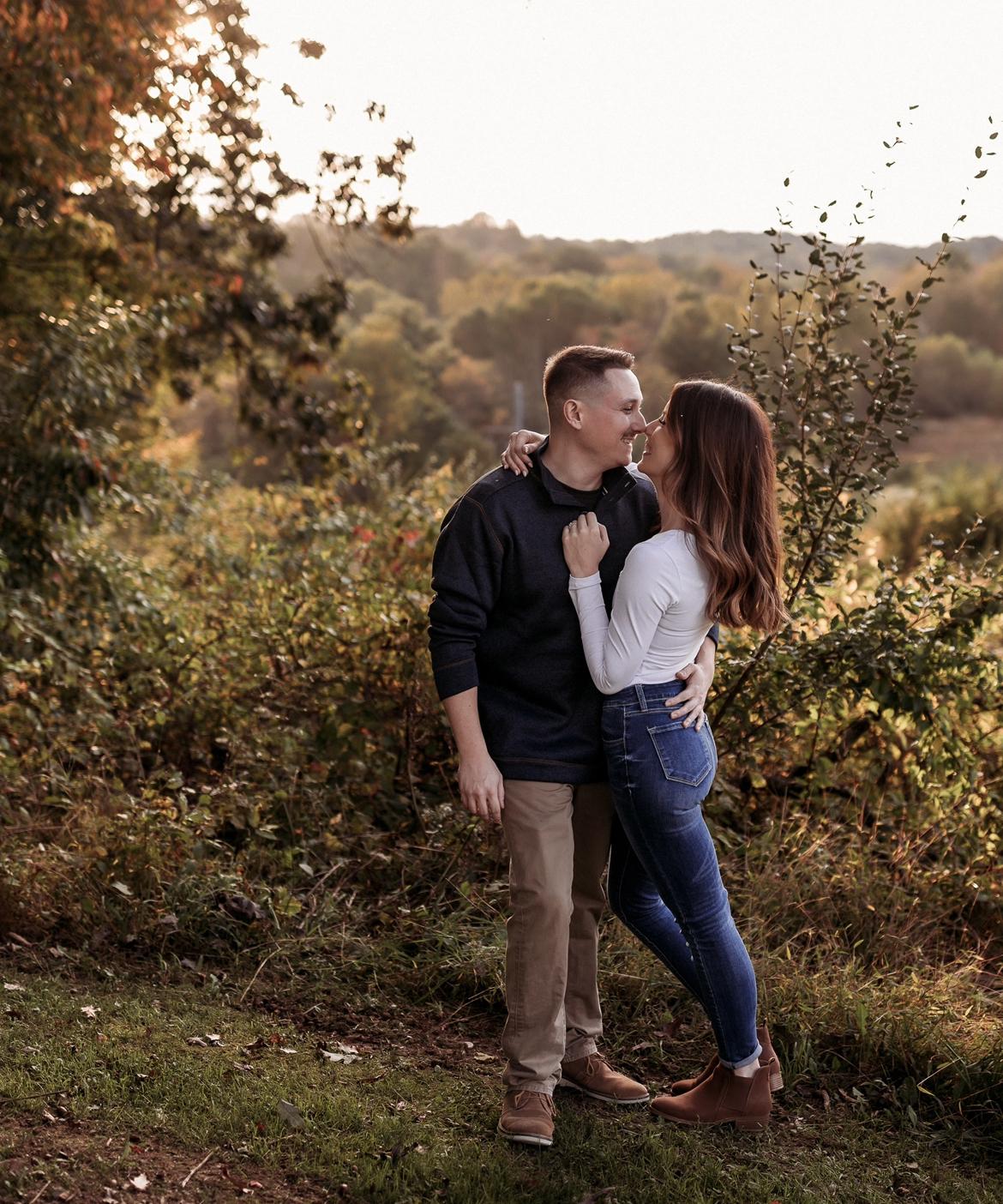 6 years later, almost to the date, engagement pictures at Natirar 🤍