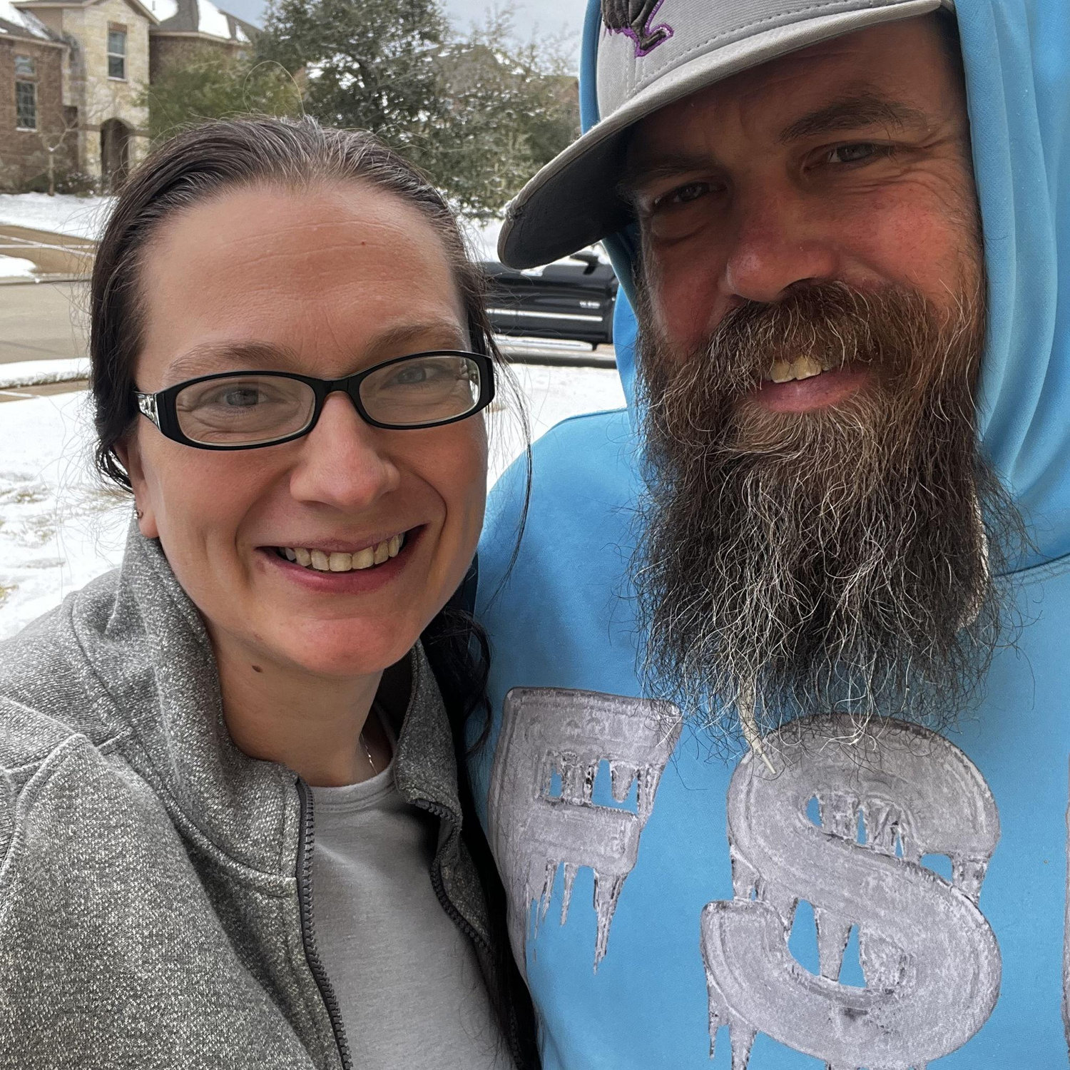 Our first snowed in day!