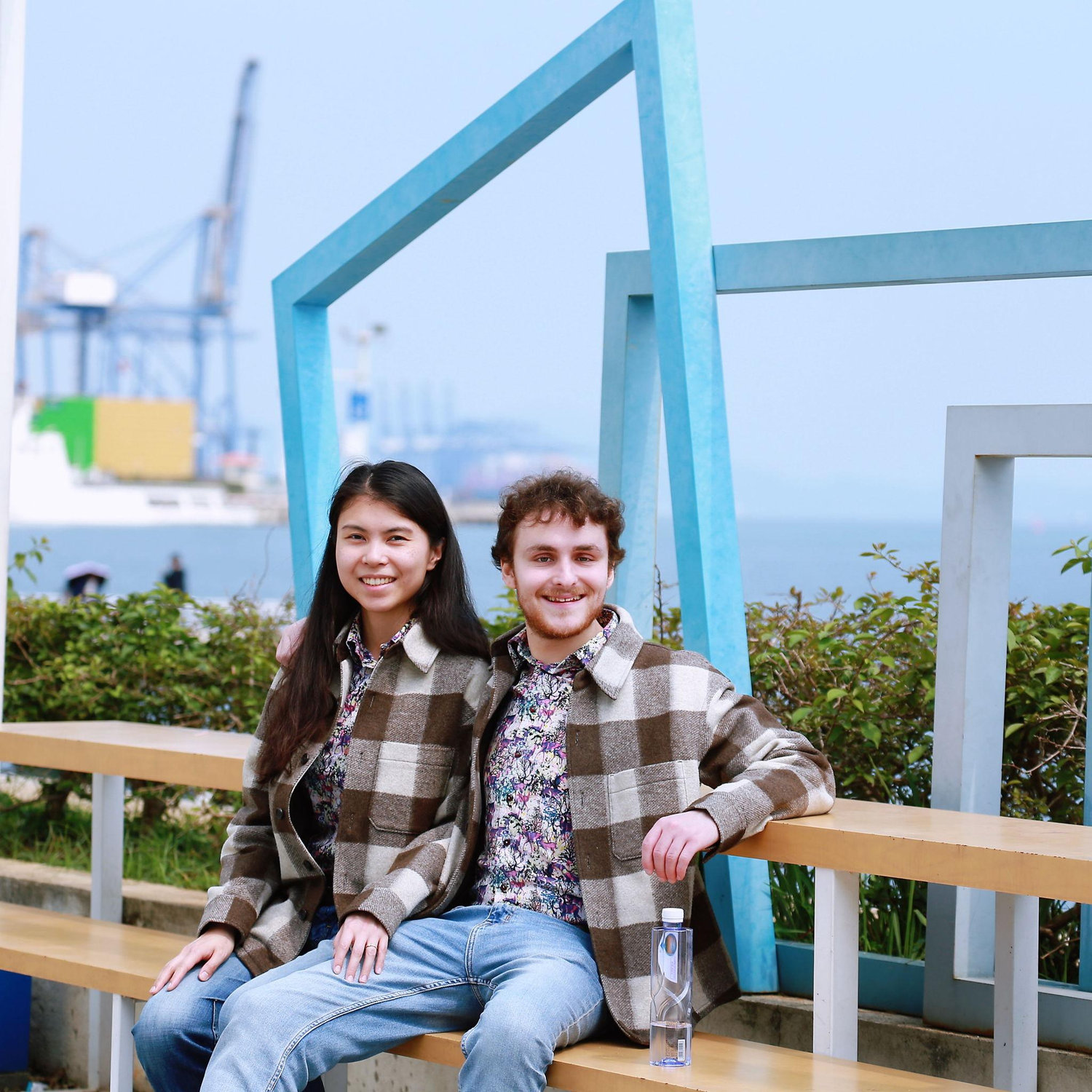 Katherine's Dad took this picture of us in Shenzhen (Katherine's hometown).