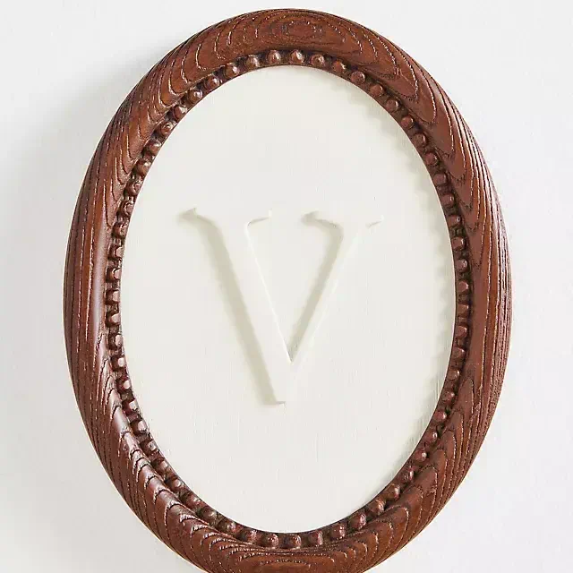 Emery Wood Monogram Gallery Wall Charm