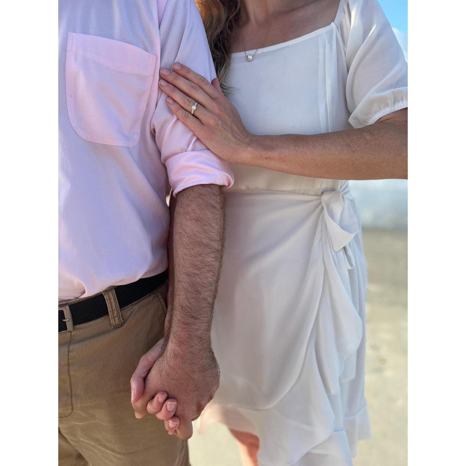 Dave and Allison were engaged on July 20 in the Isle of Palms.