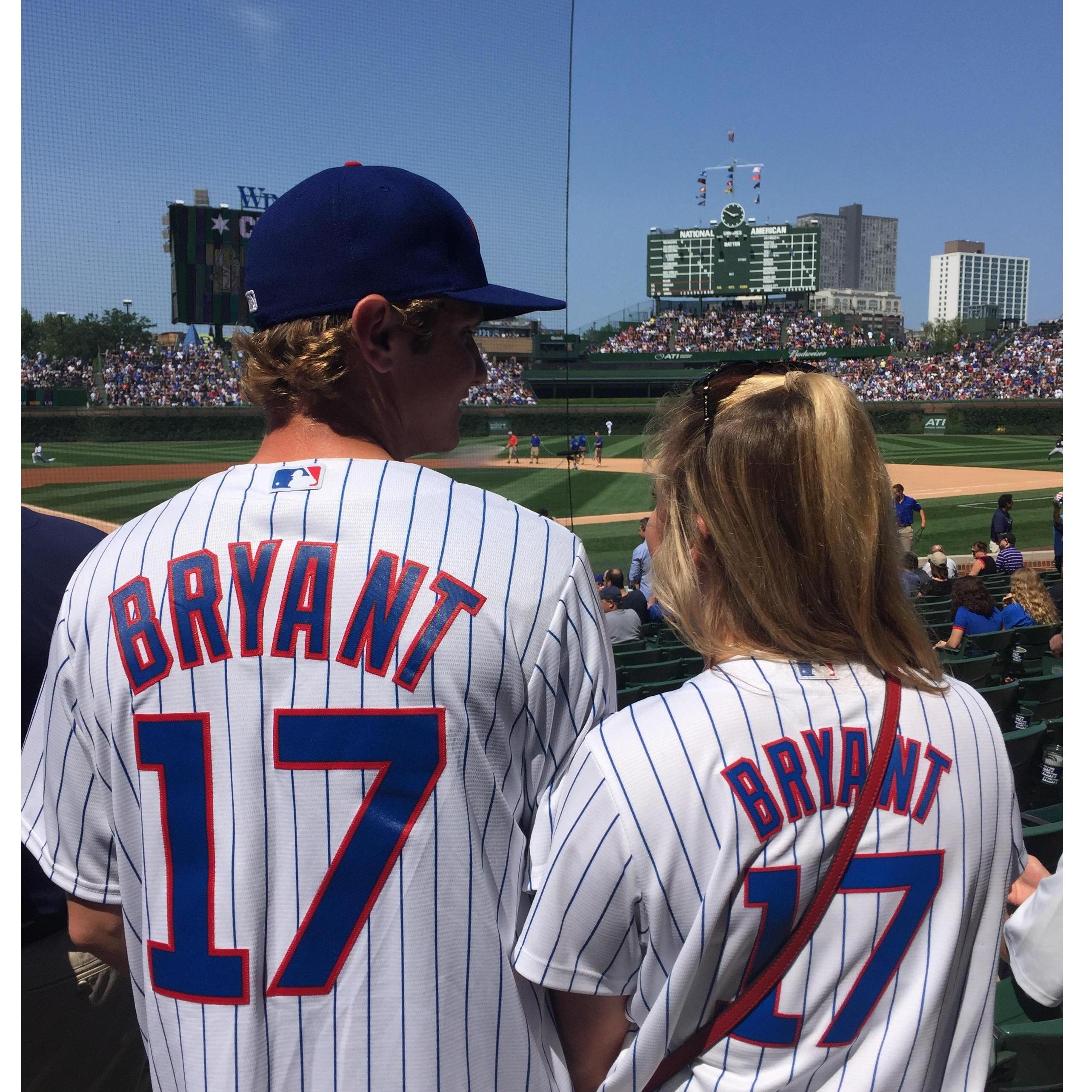 First of many times at Wrigley Field