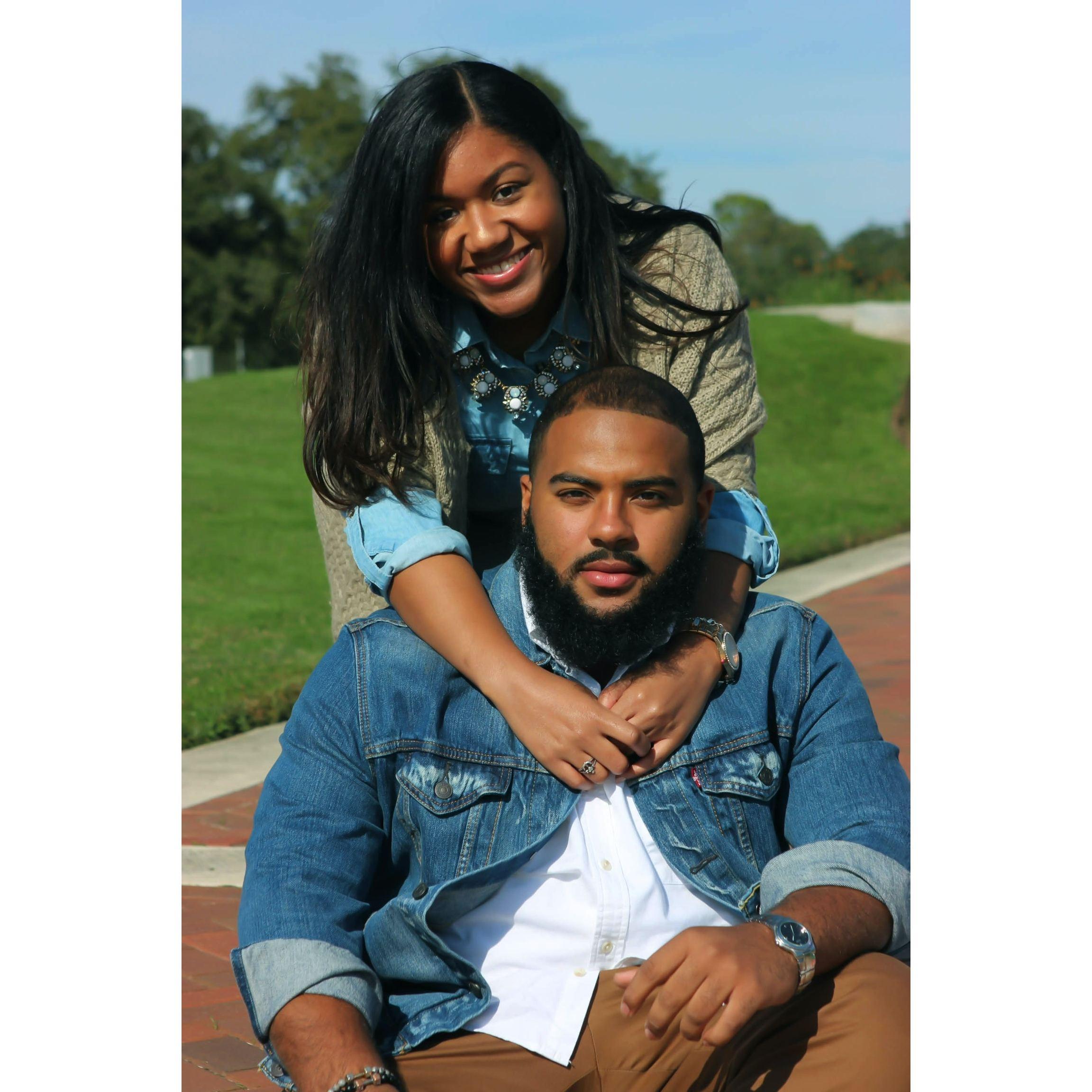 December 2016: At the point in the relationship when you make him take professional pics...