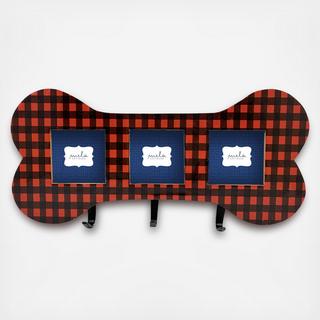3-Leash Hook Photo Frame