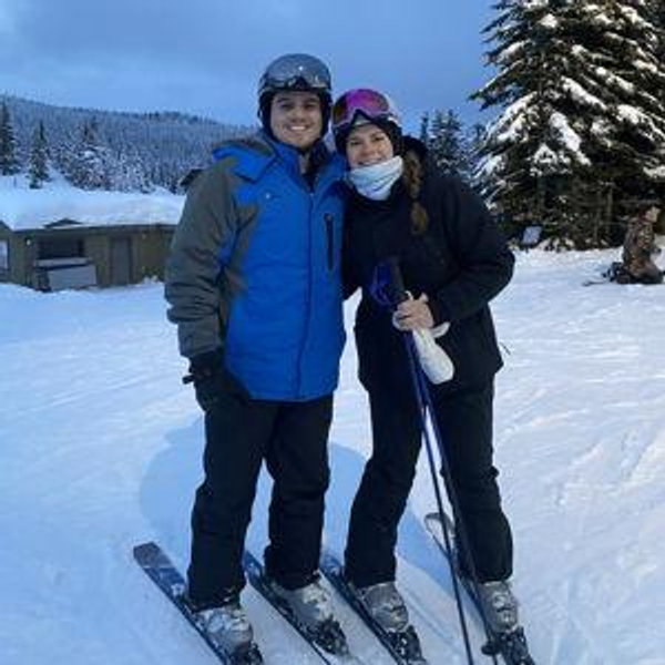 Honeymoon activities- skiing!