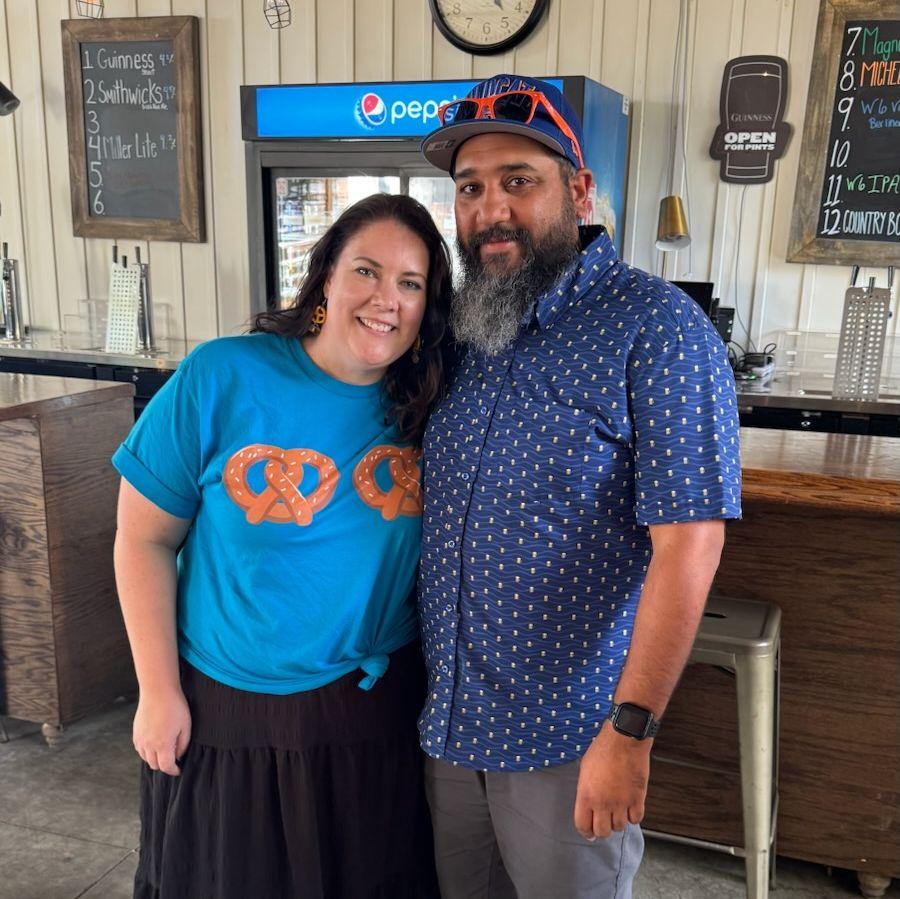 An hour before Josh proposed (Peep the look on his face vs Courtney's)