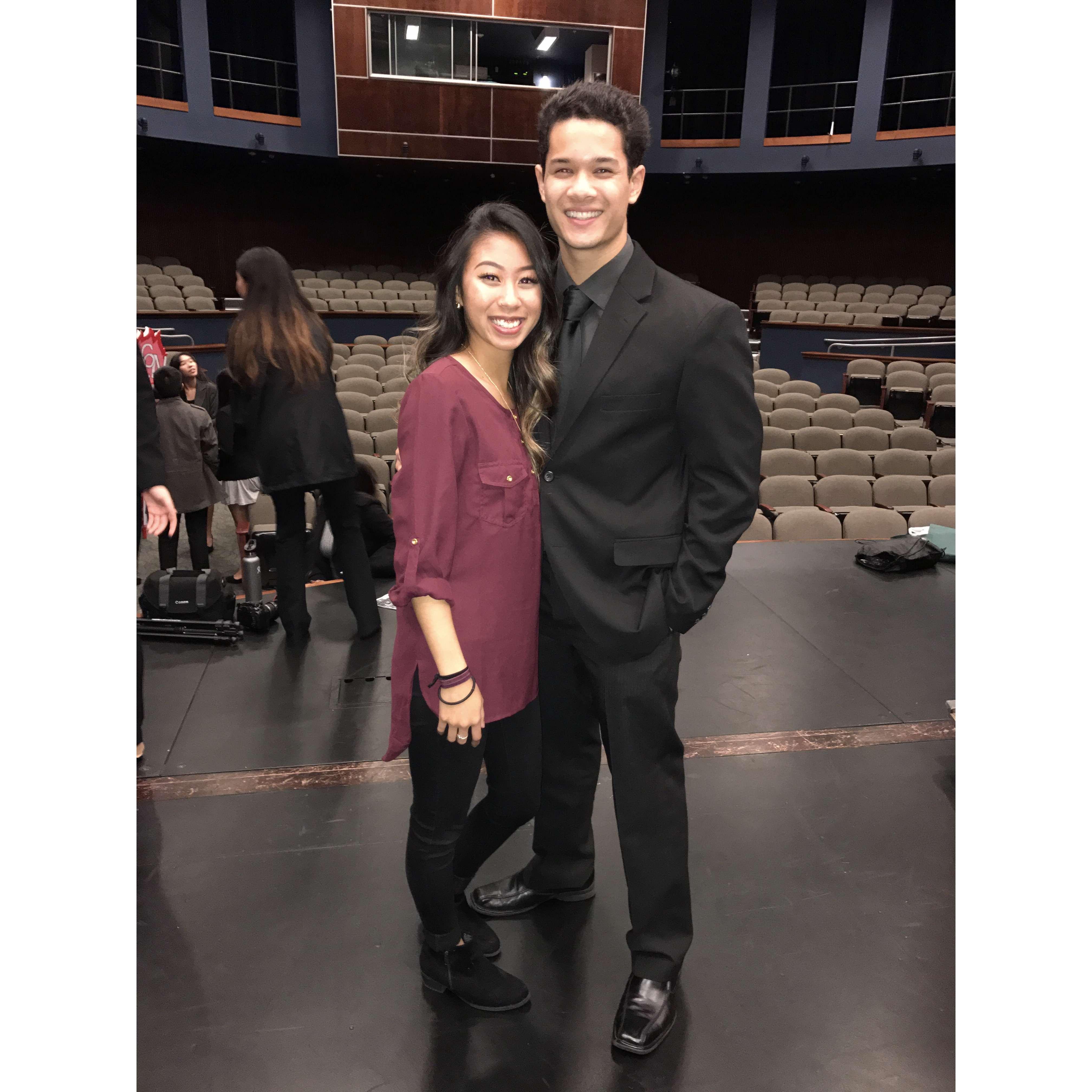 Our first picture together pt.1
