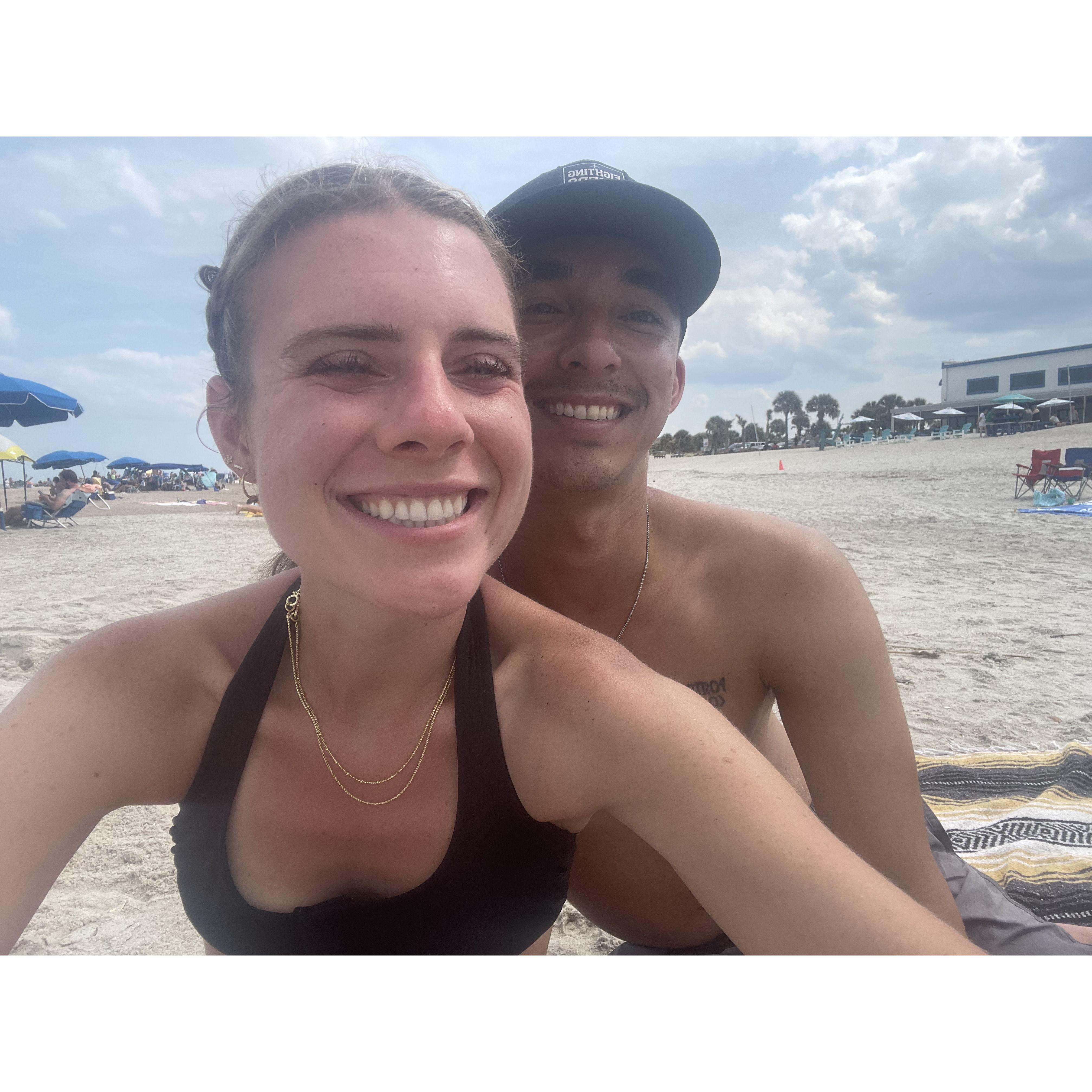 amelia island - the first "i love you"s were exchanged
*kelly wanted to emphasize he said it first