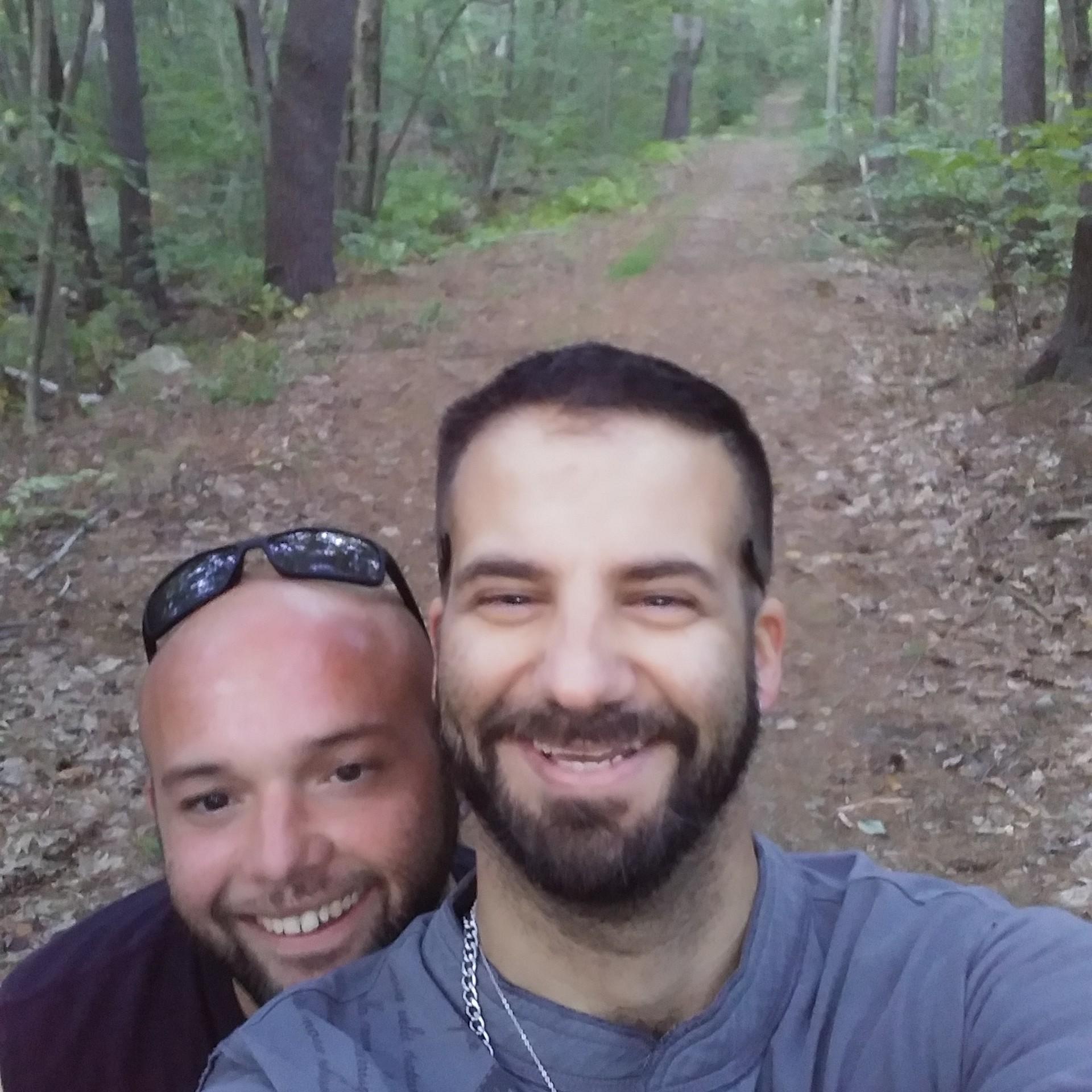 Sept. 12, 2020 - Two Princes on The King's Highway in Merrimack, NH. This is one of the remaining sections of the original colonial highway that connected the American colonies.