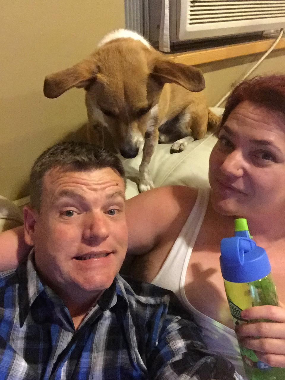 2017: Stafford thought Duane was his boyfriend. Kimberly was the third wheel during cuddle sessions.