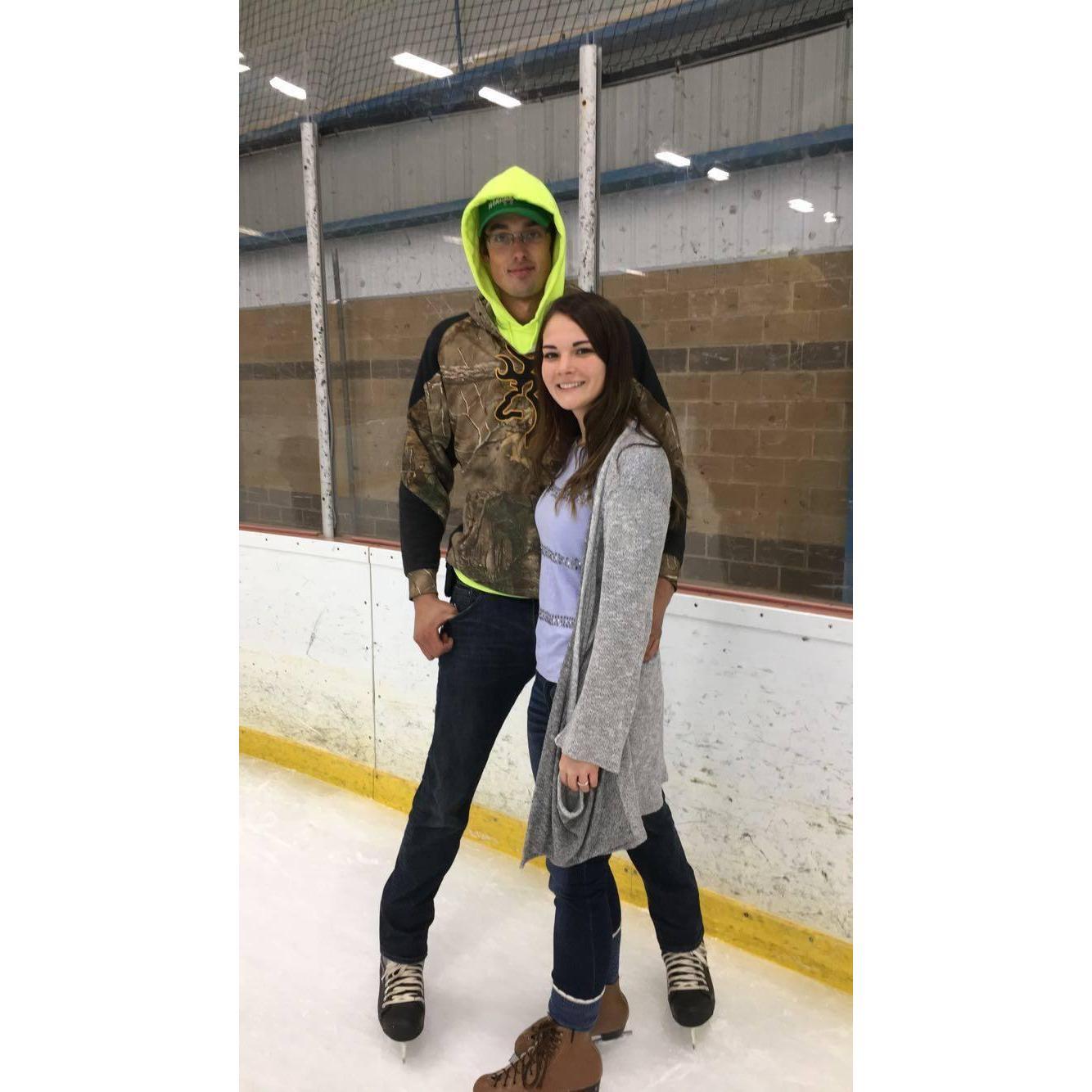 Ice skating