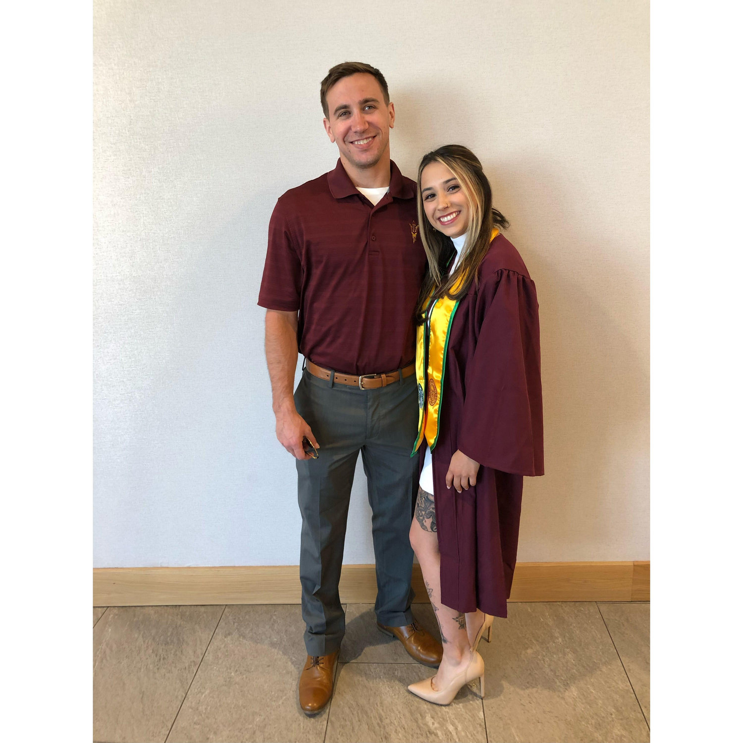 Bridget’s undergrad graduation from Arizona State University, May 2022