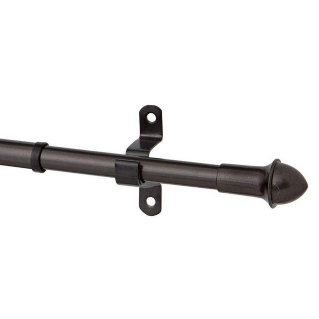 Bali Blinds 7/16" Cafe Rod, 28-48", Bronze - 26-4810-33