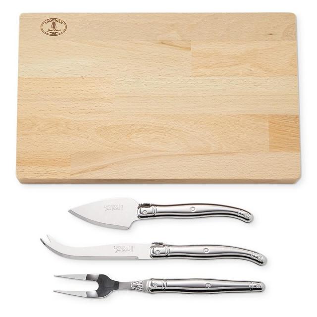 Laguiole Cheese Knives, Set of 3, Stainless Steel