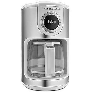 KitchenAid® 12-Cup Glass Carafe Coffee Maker in White