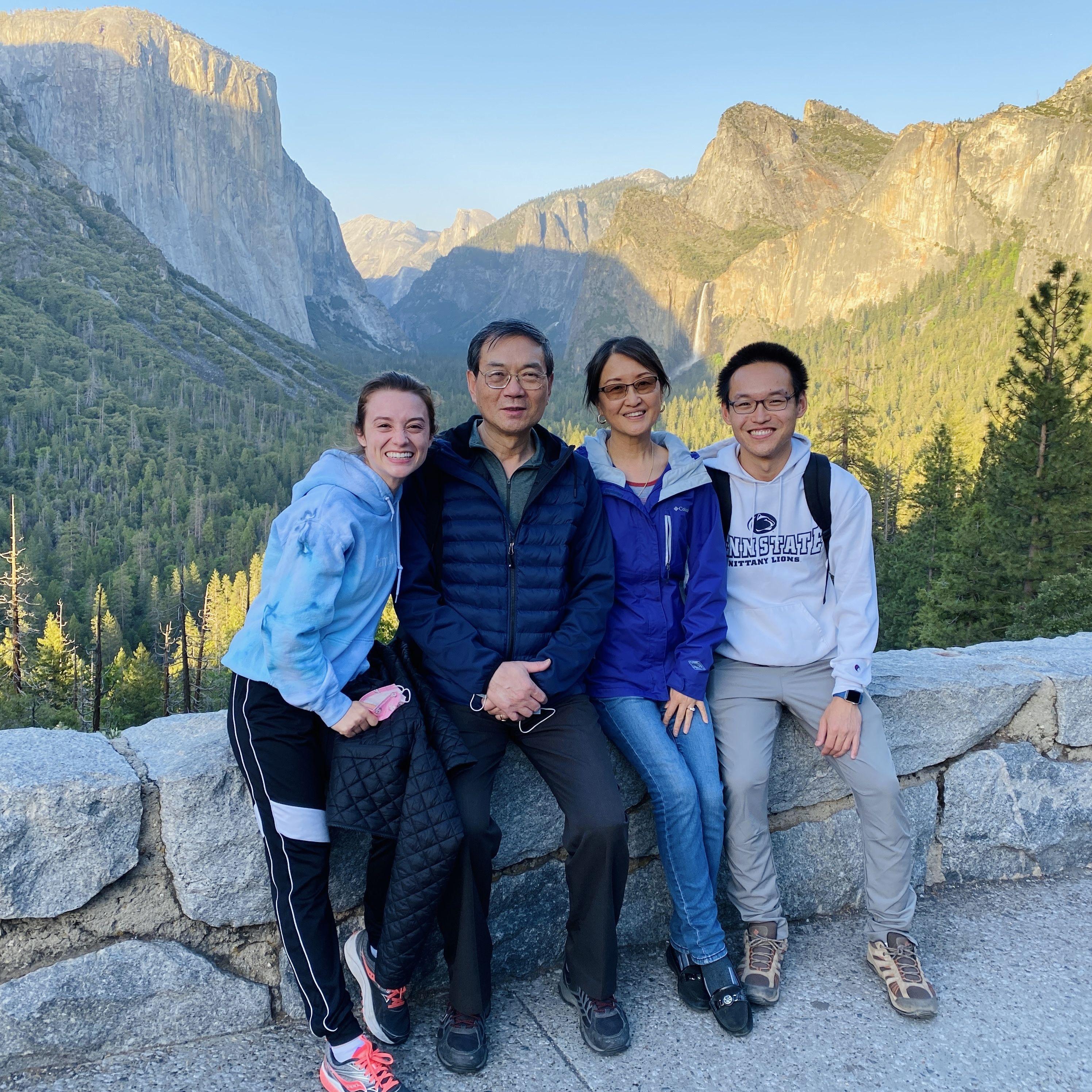 Yosemite National Park with family. (Summer 2021)