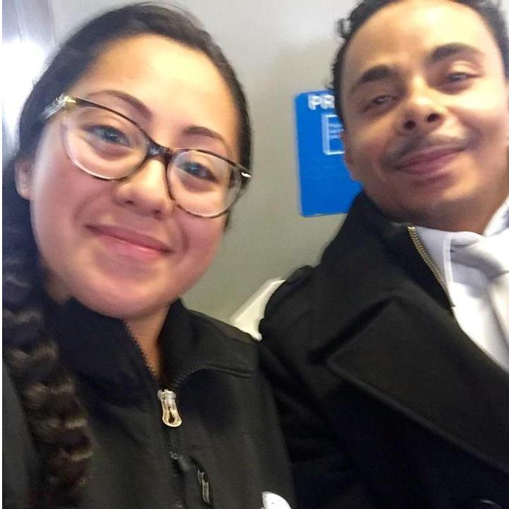 Our common friend Alex Gordillo and his sister Roberta