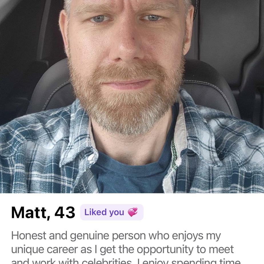 Matt’s FaceBook profile pic!