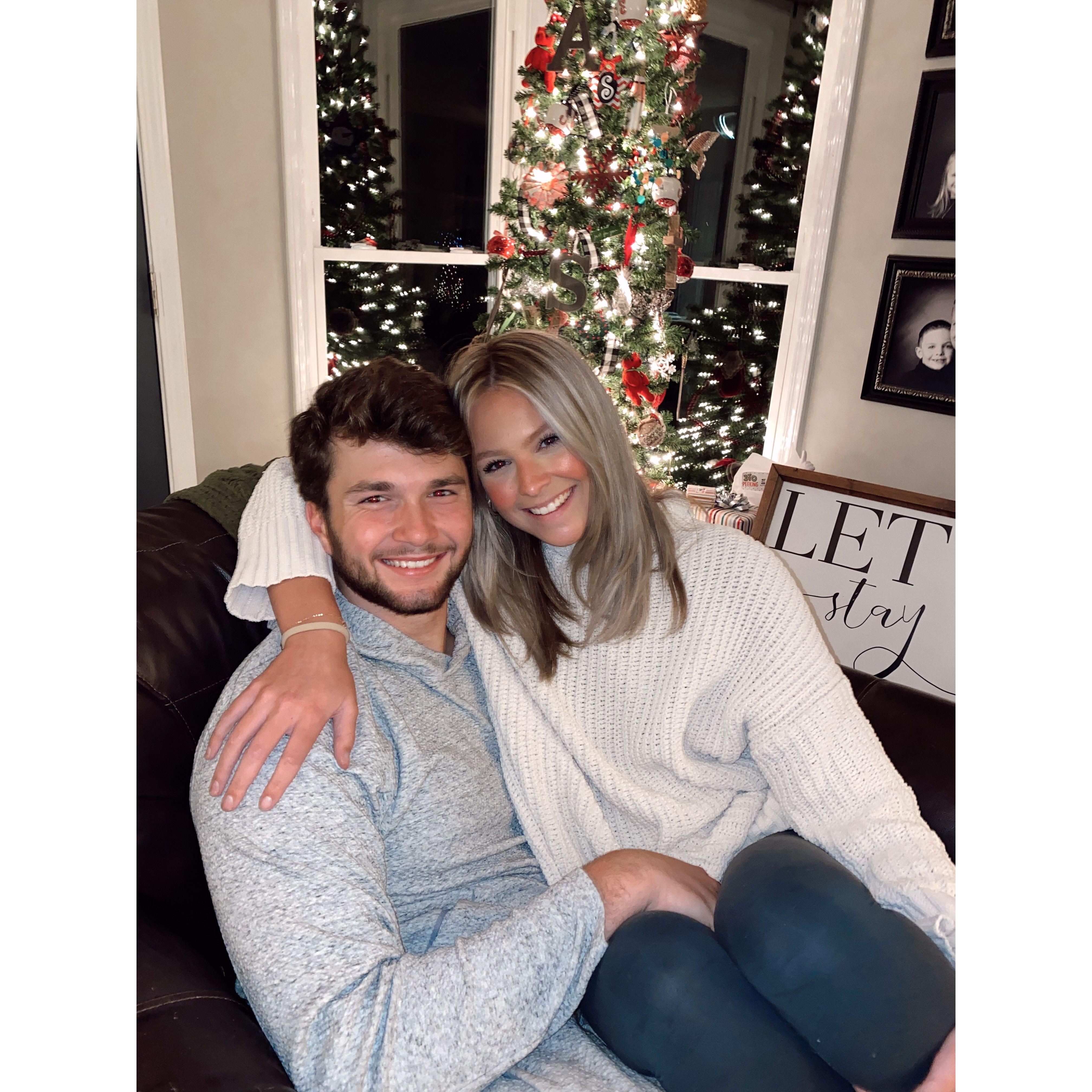 One of our first Christmas's together - our favorite holiday! We always tell each other we can't wait to decorate our own tree together.