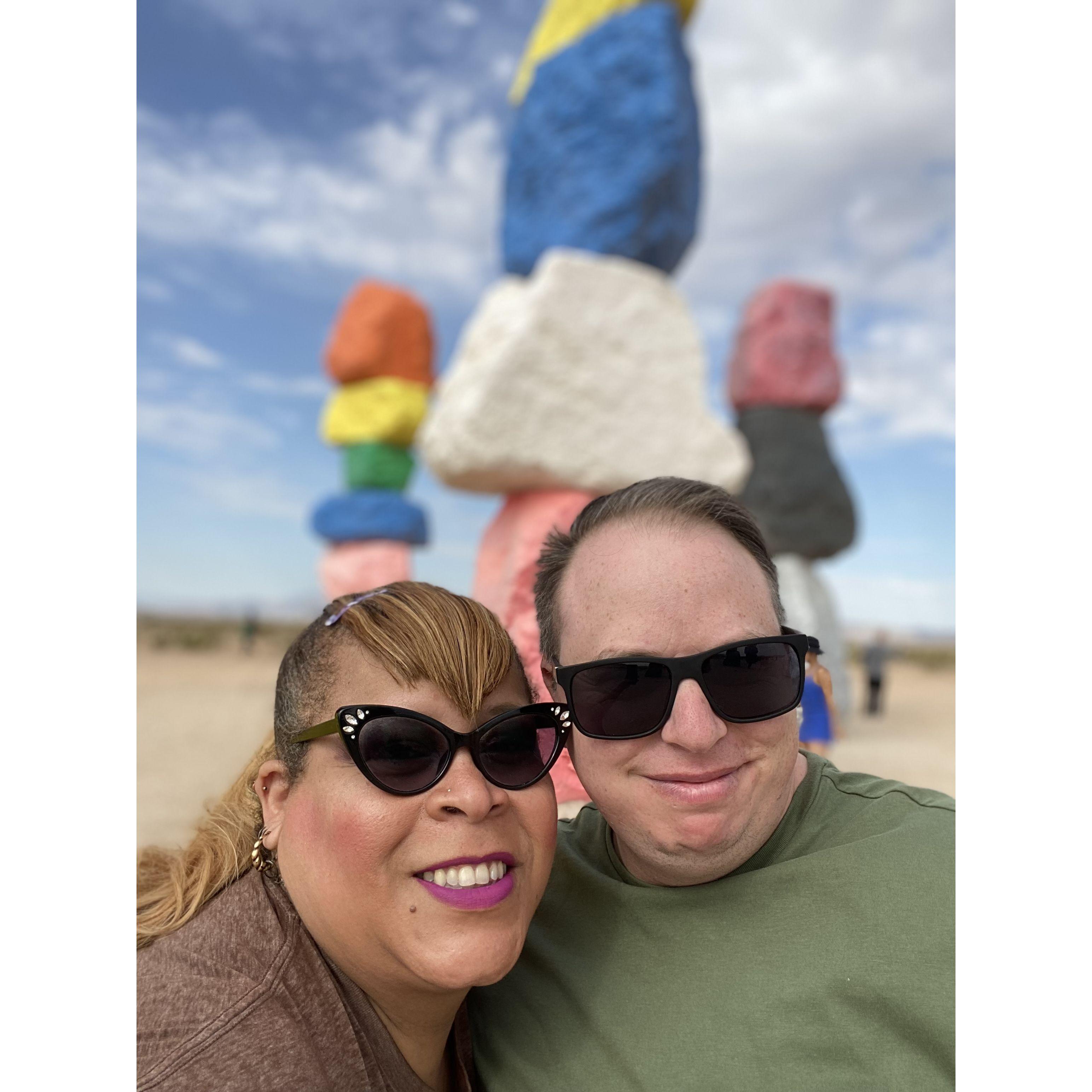 In the desert