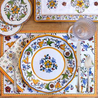 Capri BPA Free Melamine Dinner Plate, Set of 4