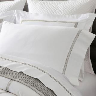 Eyelet Organic Pillowcase, Set of 2