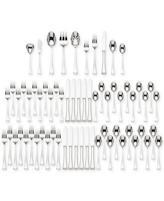 Lenox Portola 65 Pc Flatware Set, Service for 12