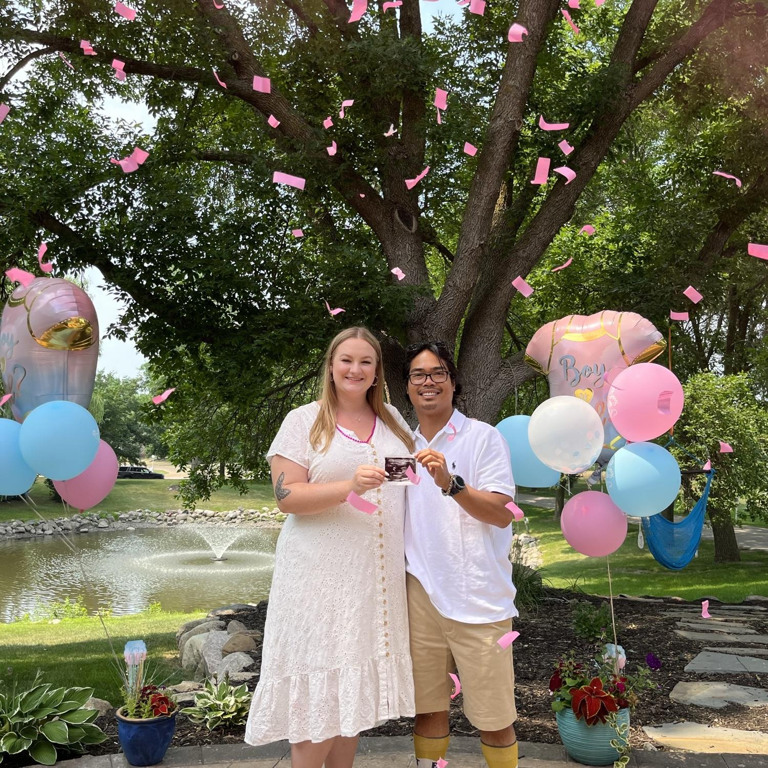 Excited to be girl parents!