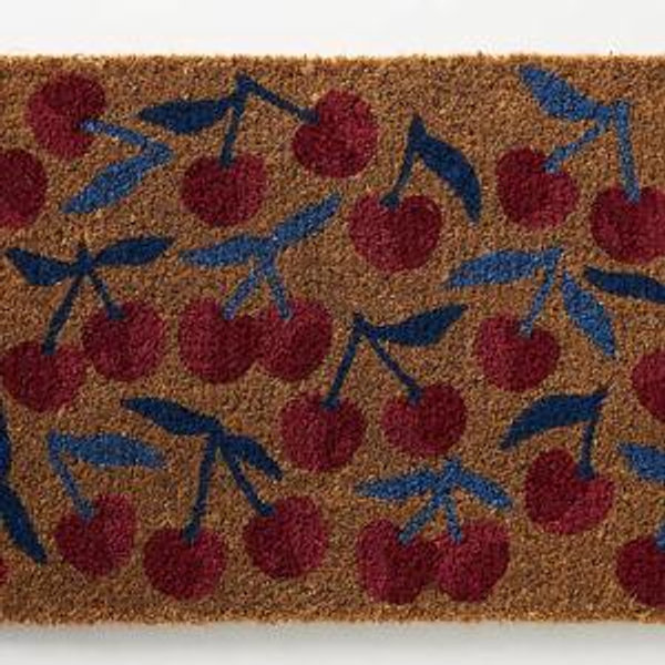Cherries Printed Coir Doormat