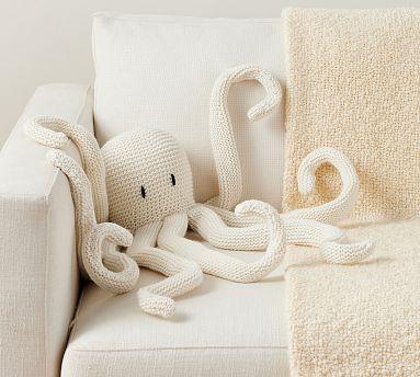 Octopus Shaped Throw Pillow