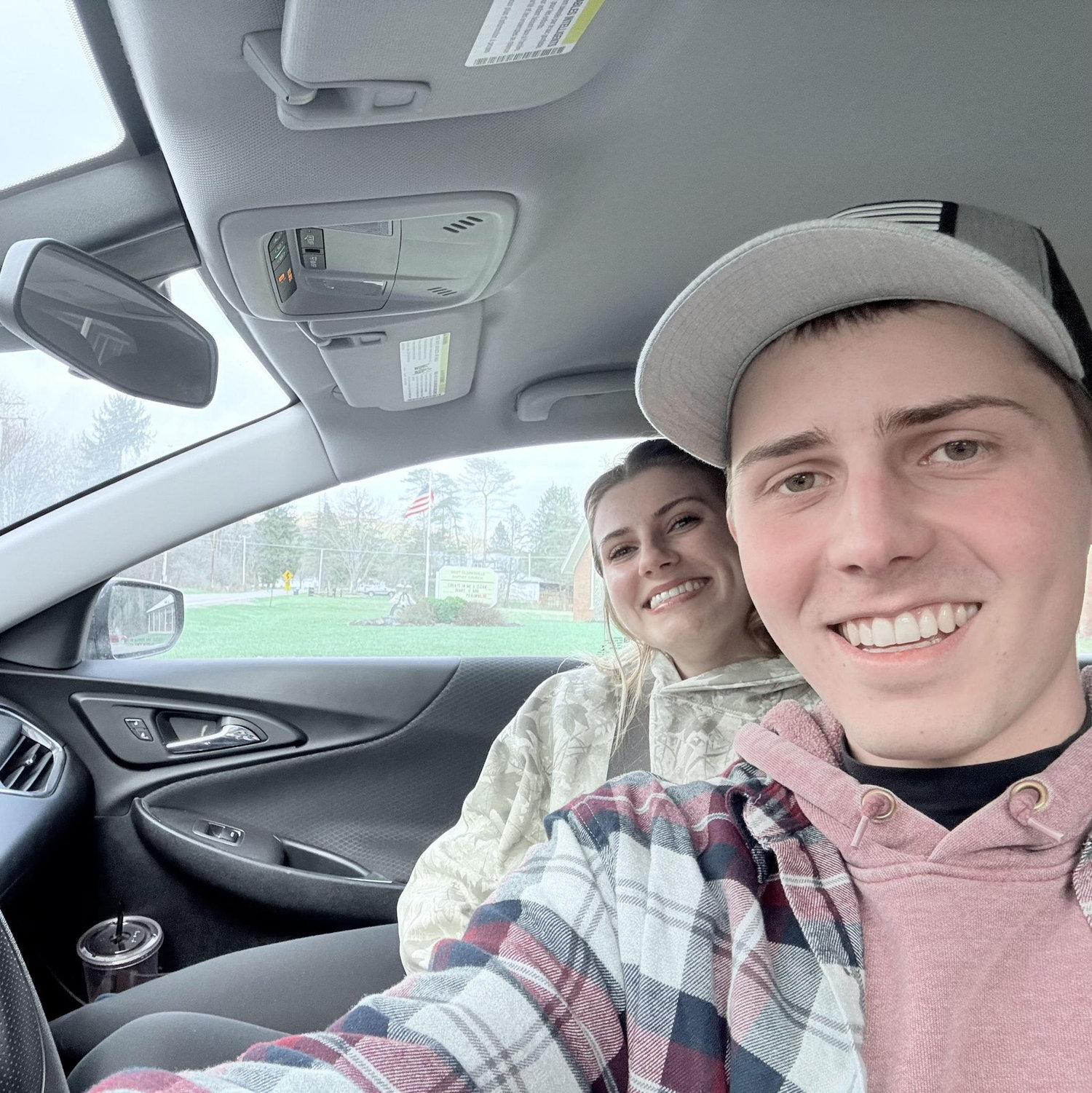 Our first picture together, April 2025