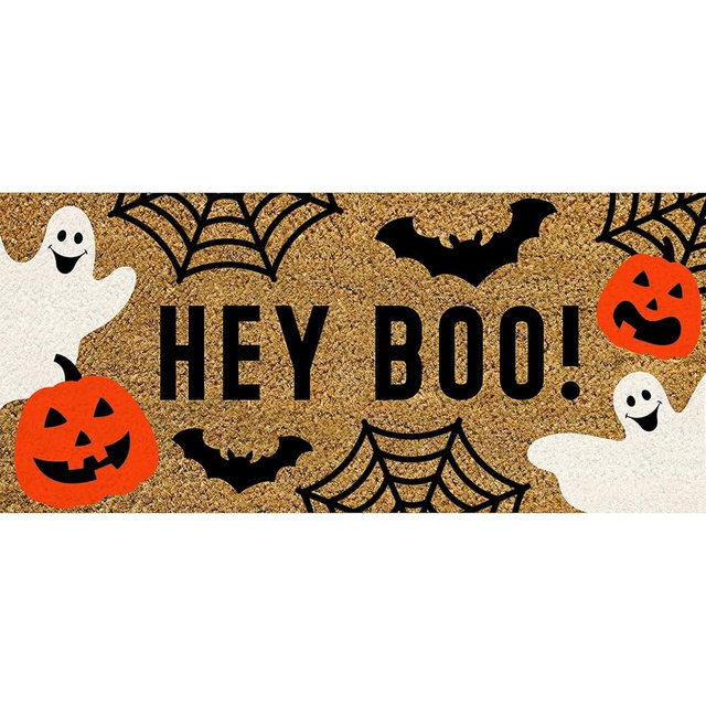 Evergreen Halloween Sassafras Doormat (Coir, Boo)