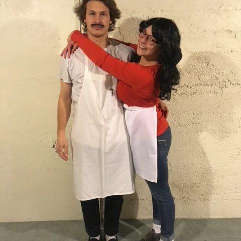 We were Bob & Linda for Halloween