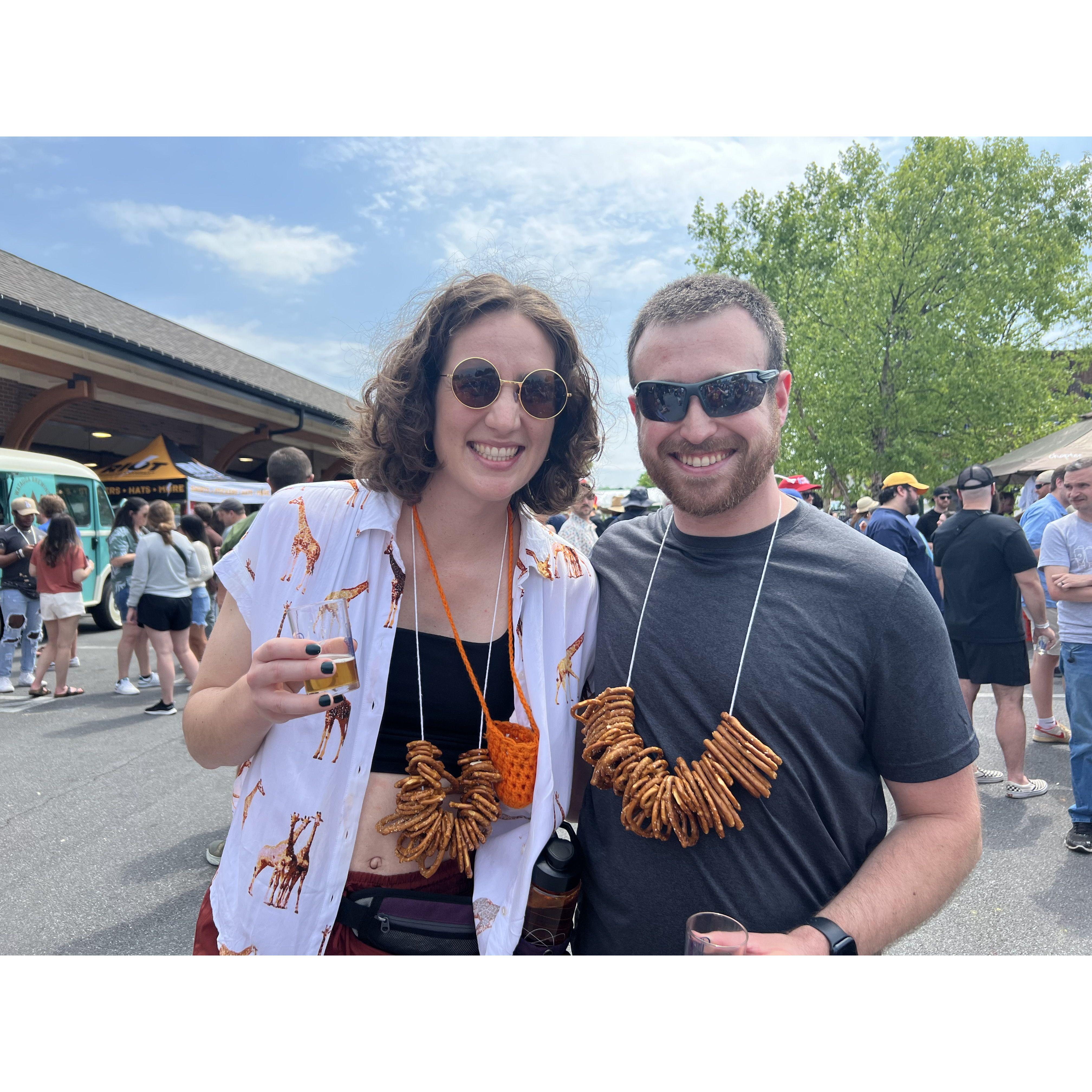 Thirsty Orange Beer Festival, where Thomas found out just how much Tori likes drinking beer!