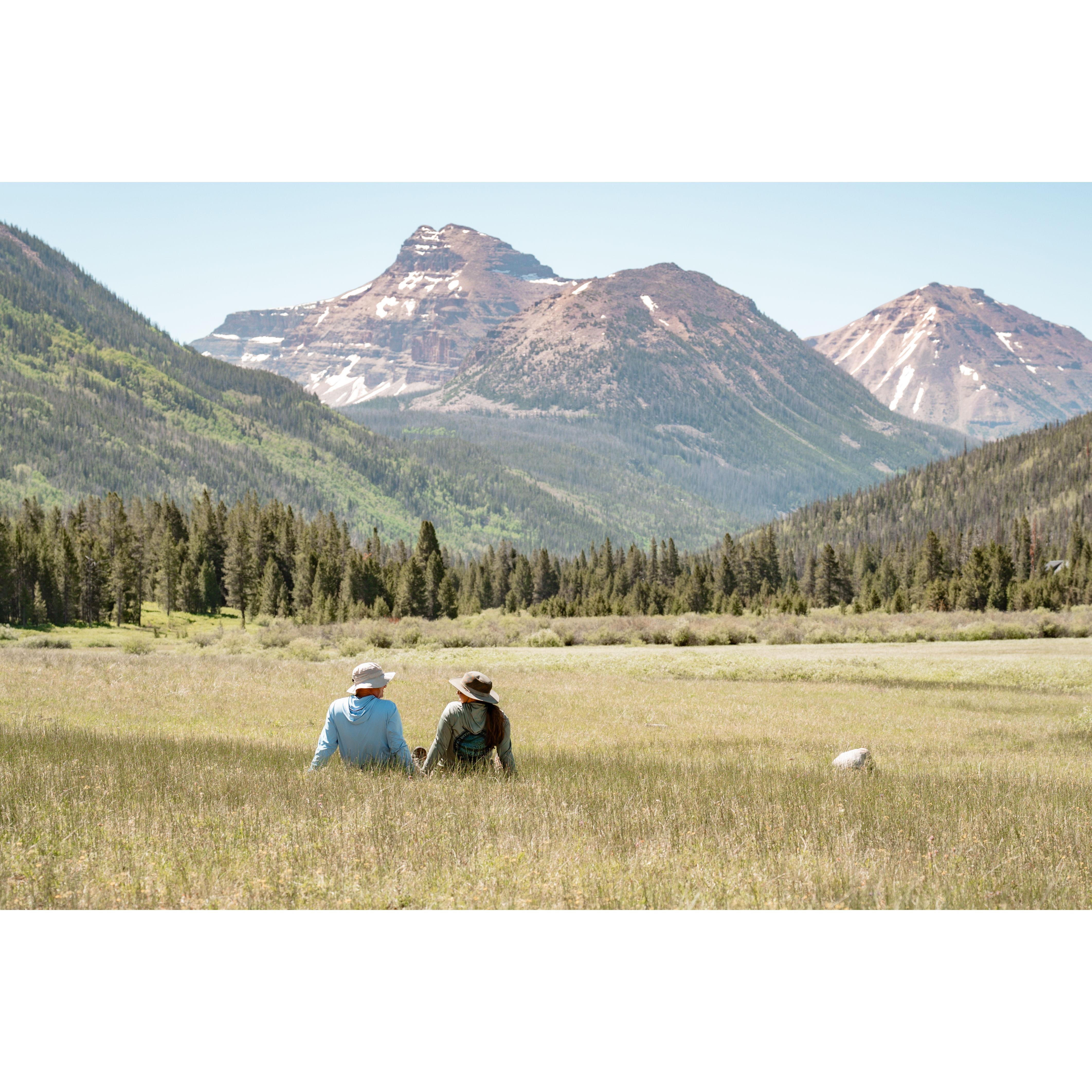 Enjoying the view at Christmas Meadows