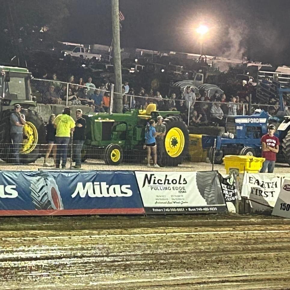 Summer nights are made for tractor pulls!