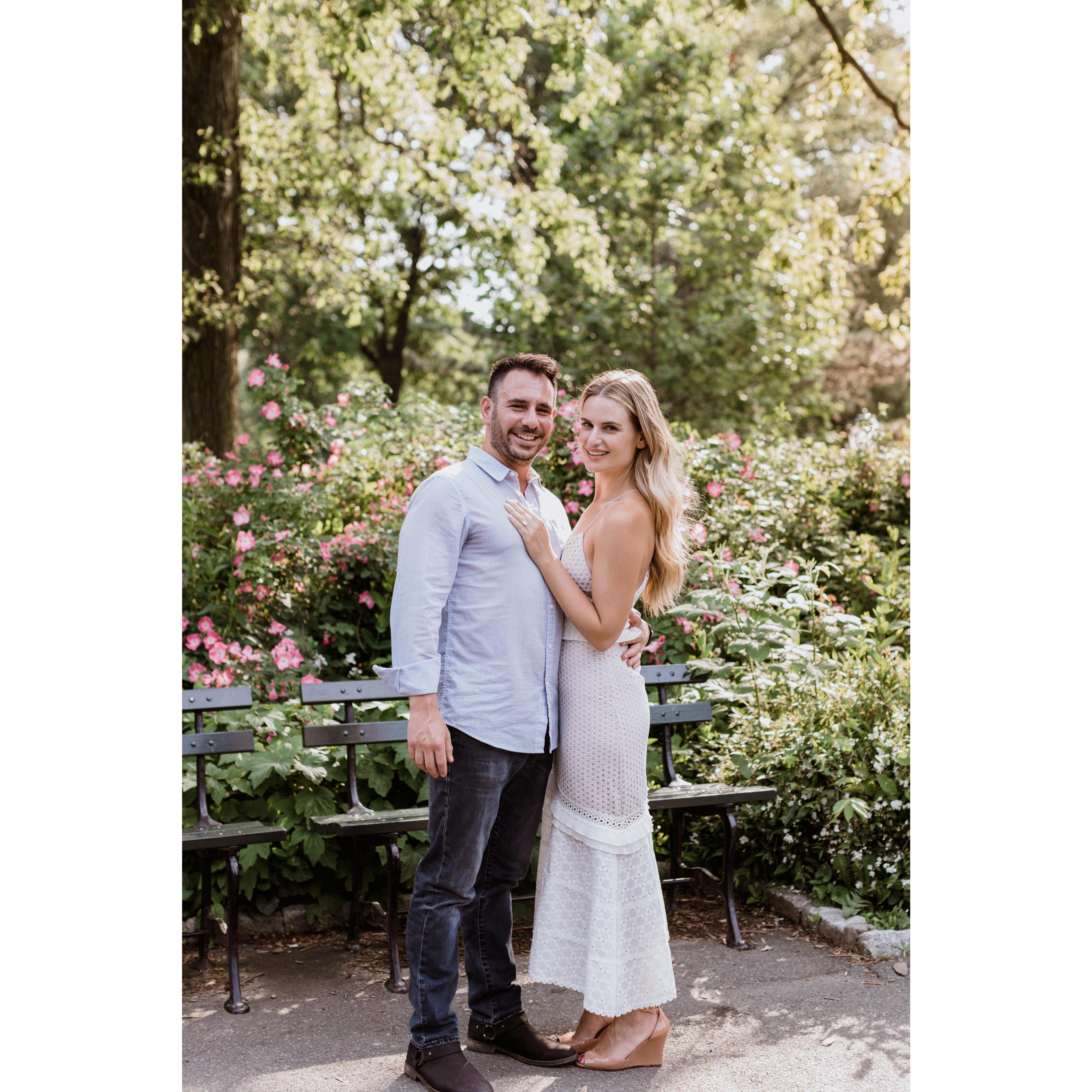 Engagement shoot in Central Park!