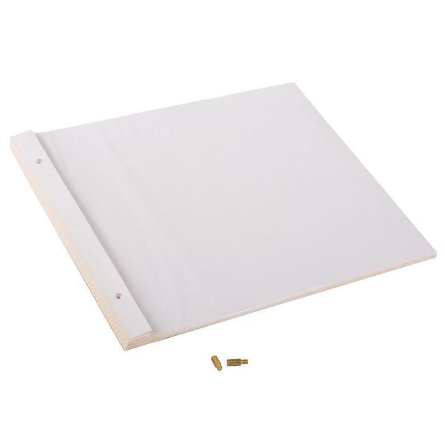 Refill book, 30 white pages, size 38x30cm