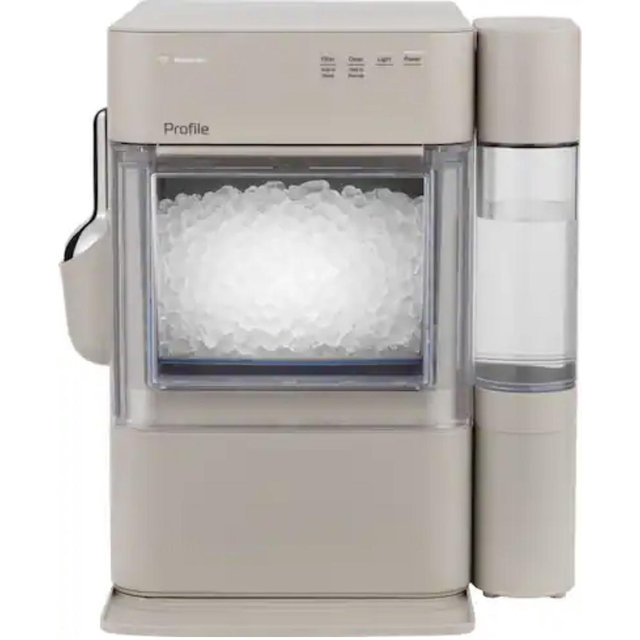 GE Profile - Opal 2.0 Ultra Nugget Ice Maker with Side Tank and Scale Inhibiting Filter - Sandstone