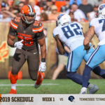 Cleveland Browns vs. Tennessee Titans - Sunday, September 8th at 1:00