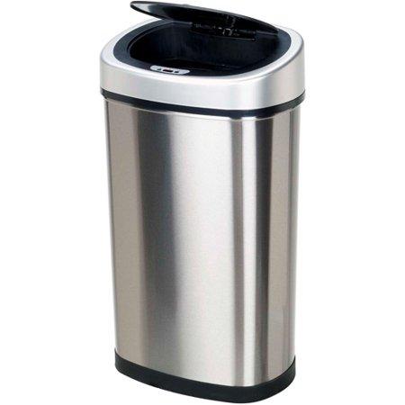 Stainless Steel 13.2 Gallon Trash Can