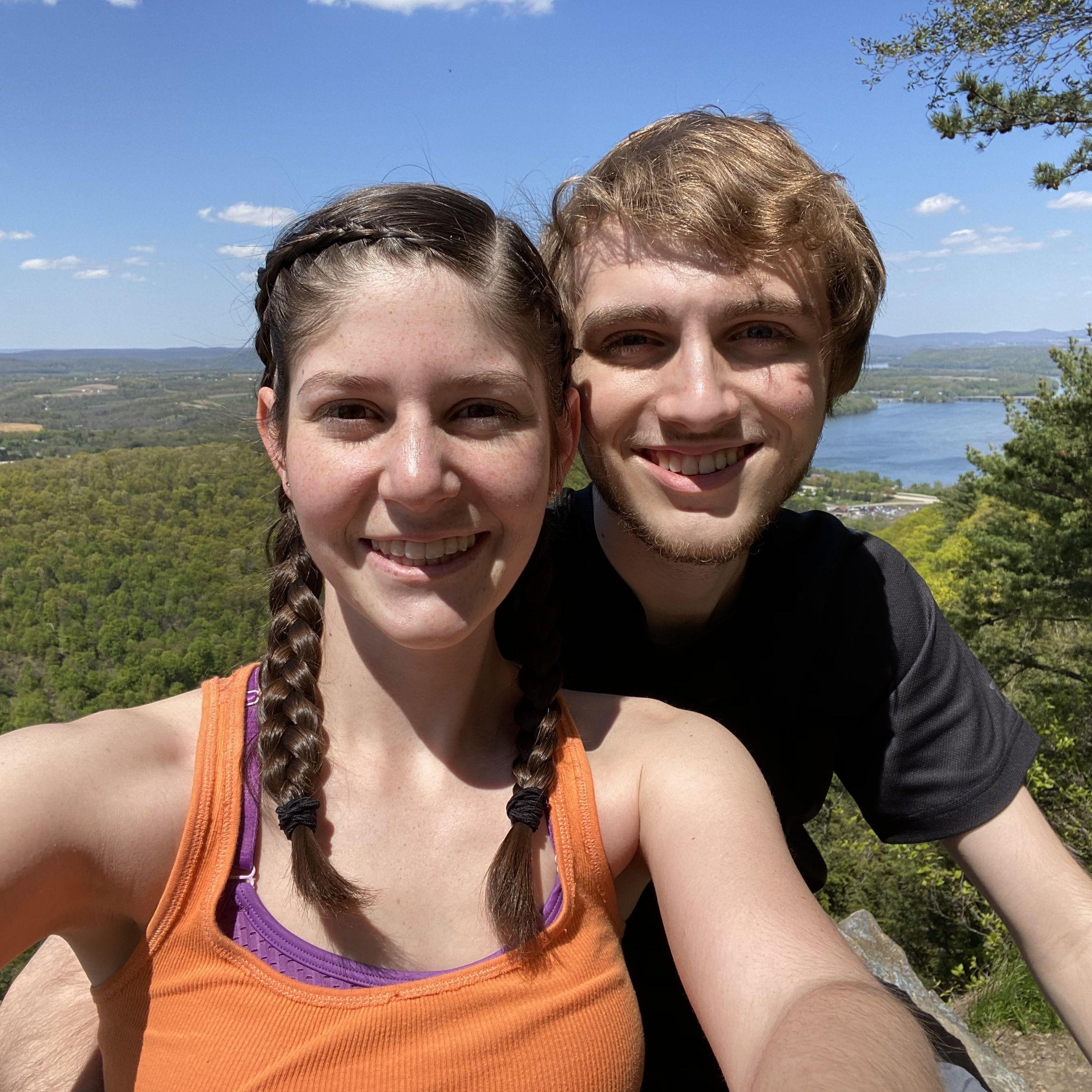 Beautiful views on top of Hawk Rock.
