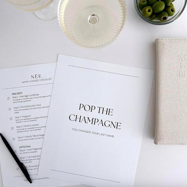 Name Change Kit for Brides (Maine)