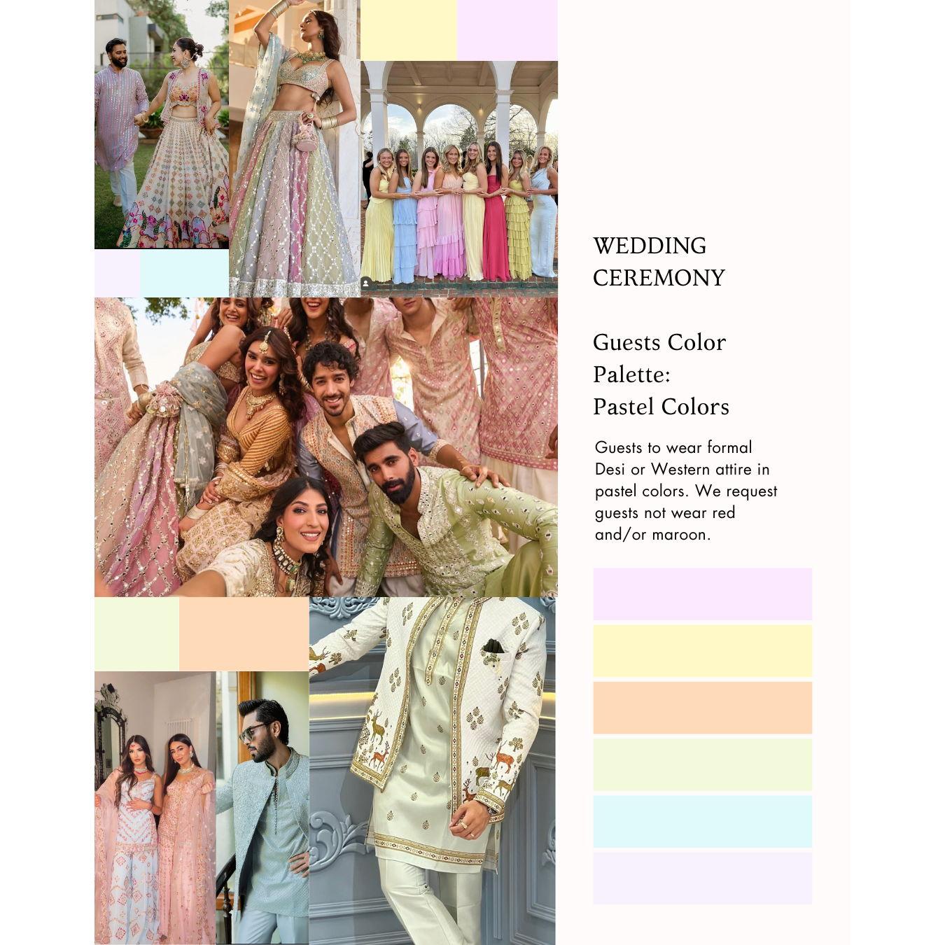 Wedding Ceremony Dress Code