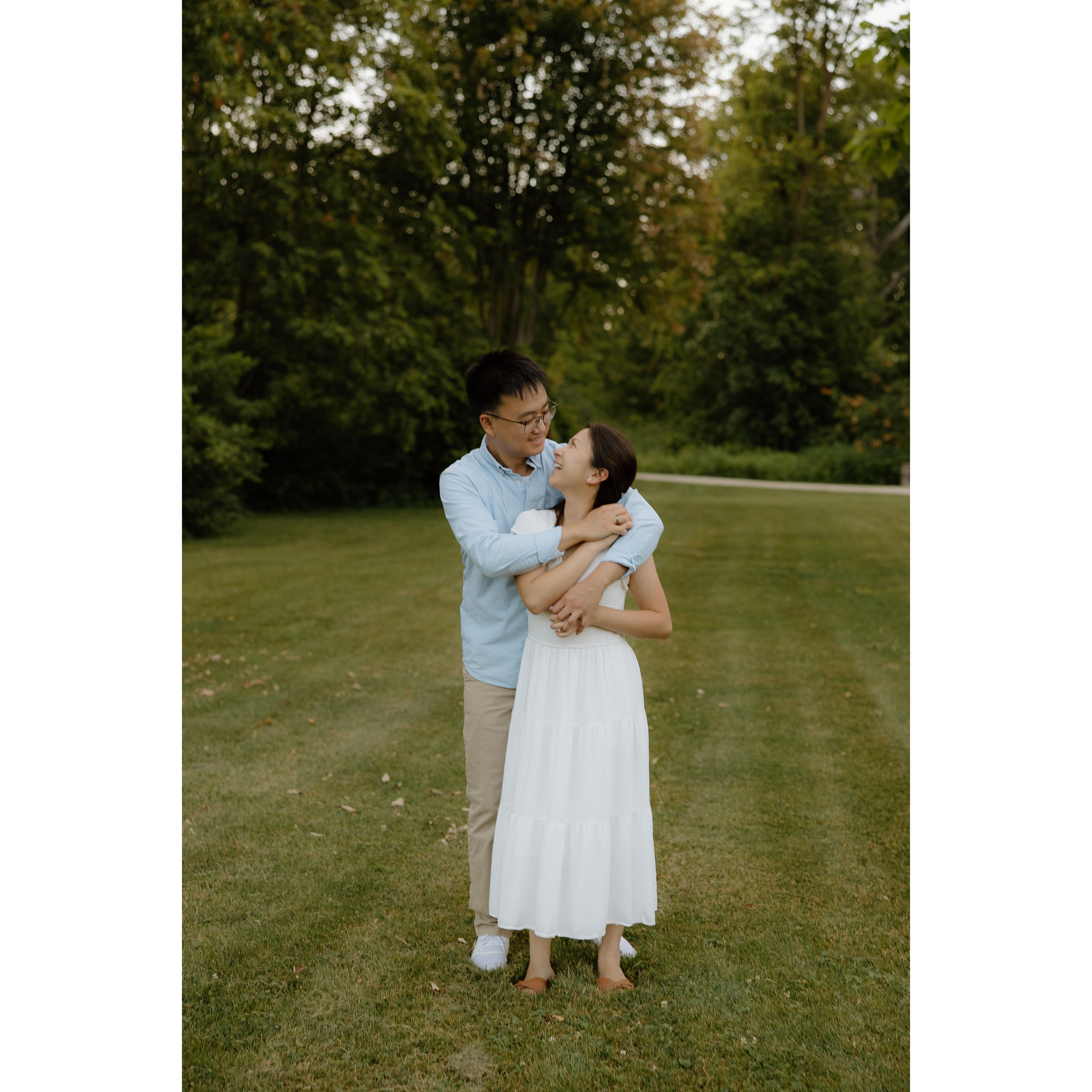 Engagement Photoshoot at Churchill Woods (06.26.2024)