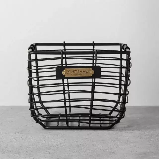 Wire Bin Black - Hearth & Hand™ with Magnolia