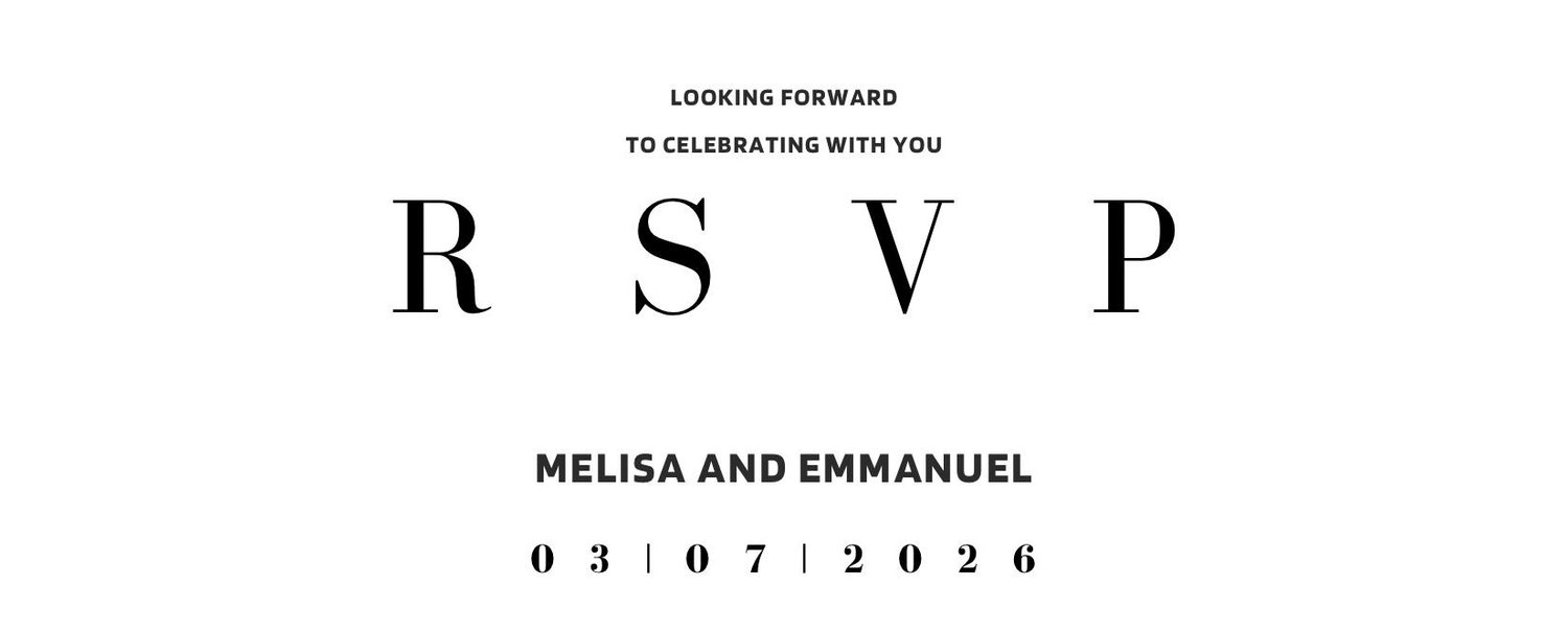 The Wedding Website of Melisa Lewis and Emmanuel Ogedegbe